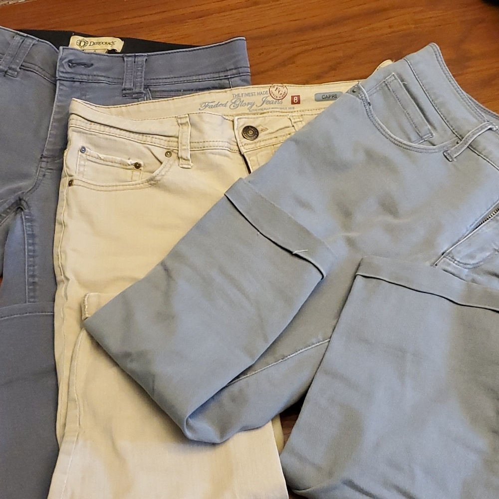 3 pair capris